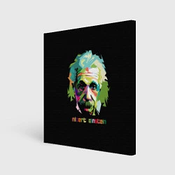 Холст квадратный Albert Einstein, цвет: 3D-принт