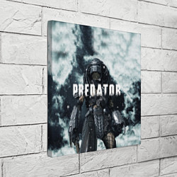 Холст квадратный Winter Predator, цвет: 3D-принт — фото 2