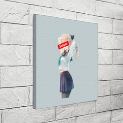 Холст квадратный Senpai School Girl, цвет: 3D-принт — фото 2