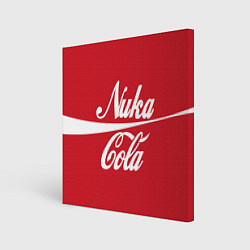 Холст квадратный Nuka Cola, цвет: 3D-принт
