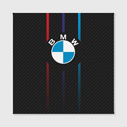 Холст квадратный BMW: Three Lines, цвет: 3D-принт — фото 2