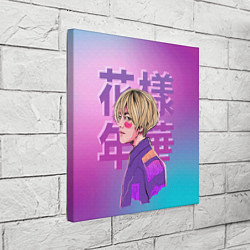 Холст квадратный Taehyung BTS, цвет: 3D-принт — фото 2