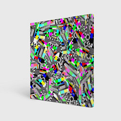 Холст квадратный Экран профилактики, цвет: 3D-принт