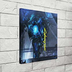 Холст квадратный Cyberpunk 2077, цвет: 3D-принт — фото 2