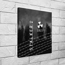 Холст квадратный STALKER 2021, цвет: 3D-принт — фото 2