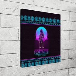 Холст квадратный Fortnite: Neon Battle, цвет: 3D-принт — фото 2