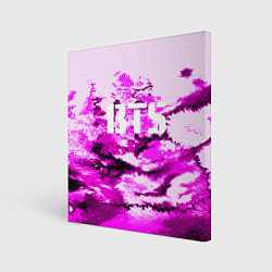 Холст квадратный BTS: Purple Style, цвет: 3D-принт