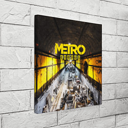 Холст квадратный METRO EXODUS EXCLUSIVE, цвет: 3D-принт — фото 2