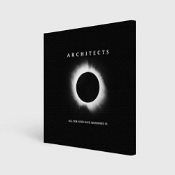 Холст квадратный Architects: Black Eclipse, цвет: 3D-принт