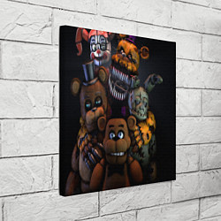 Холст квадратный Five Nights at Freddy's, цвет: 3D-принт — фото 2