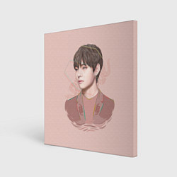 Холст квадратный Kim Taehyung, цвет: 3D-принт