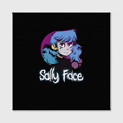 Холст квадратный Sally Face: Dead Smile, цвет: 3D-принт — фото 2
