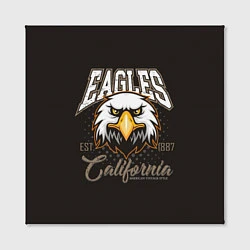 Холст квадратный Eagles California, цвет: 3D-принт — фото 2
