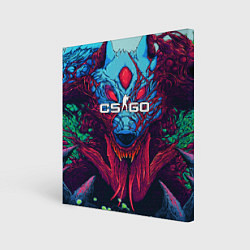 Холст квадратный CS:GO Hyper Beast, цвет: 3D-принт