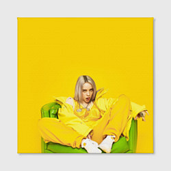 Холст квадратный Billie Eilish: MyBoi, цвет: 3D-принт — фото 2