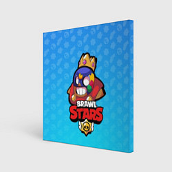 Холст квадратный El Primo: Brawl Stars, цвет: 3D-принт