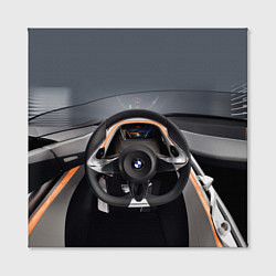 Холст квадратный BMW - salon, цвет: 3D-принт — фото 2