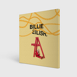 Холст квадратный BILLIE EILISH, цвет: 3D-принт