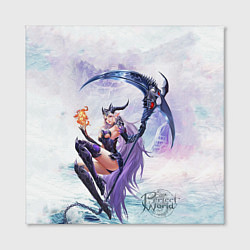 Холст квадратный Shadow class girl, цвет: 3D-принт — фото 2