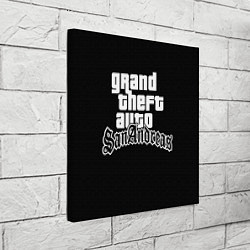 Холст квадратный GTA San Andreas, цвет: 3D-принт — фото 2