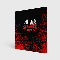 Холст квадратный STRANGER THINGS, цвет: 3D-принт