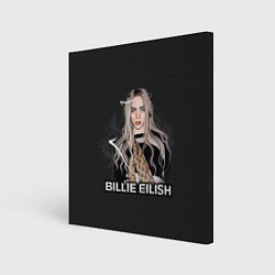 Холст квадратный BILLIE EILISH, цвет: 3D-принт