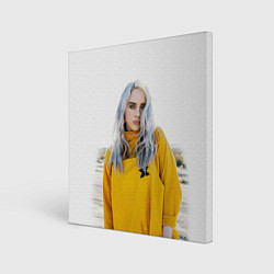 Холст квадратный BILLIE EILISH, цвет: 3D-принт