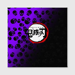 Холст квадратный Kimetsu no Yaiba, цвет: 3D-принт — фото 2