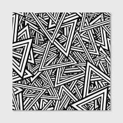 Холст квадратный Треугольники, цвет: 3D-принт — фото 2