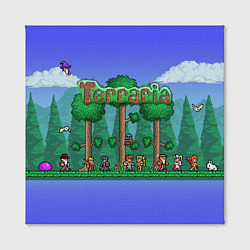 Холст квадратный Terraria, цвет: 3D-принт — фото 2