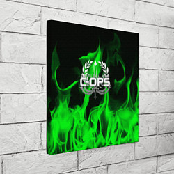 Холст квадратный C-OPSCRITICAL OPS, цвет: 3D-принт — фото 2