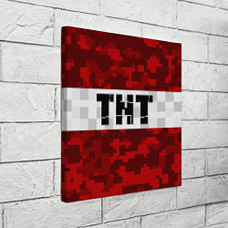 Холст квадратный MINECRAFT TNT, цвет: 3D-принт — фото 2
