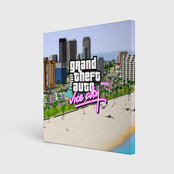 Холст квадратный GTA REDUX 2020, цвет: 3D-принт