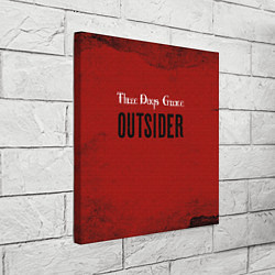 Холст квадратный Three days grace Outsider, цвет: 3D-принт — фото 2