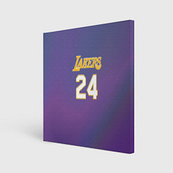 Холст квадратный Los Angeles Lakers Kobe Brya, цвет: 3D-принт