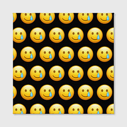 Холст квадратный New Emoji, цвет: 3D-принт — фото 2