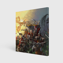 Холст квадратный Heroes of Might and Magic, цвет: 3D-принт