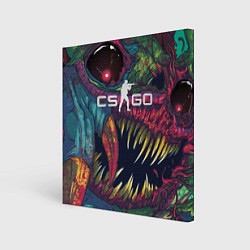 Холст квадратный CS GO Hyper Beast, цвет: 3D-принт