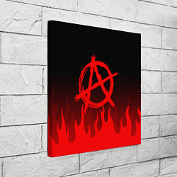 Холст квадратный АНАРХИЯ, цвет: 3D-принт — фото 2
