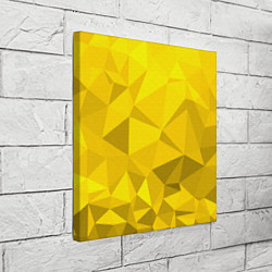 Холст квадратный YELLOW ABSTRACT, цвет: 3D-принт — фото 2