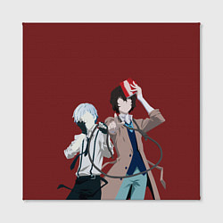 Холст квадратный Atsushi Nakajima & Osamu Dazai, цвет: 3D-принт — фото 2