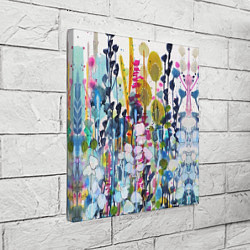 Холст квадратный Watercolor Flowers, цвет: 3D-принт — фото 2