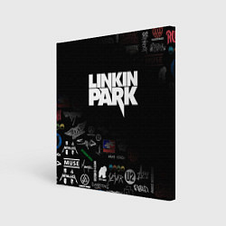 Холст квадратный LINKIN PARK, цвет: 3D-принт