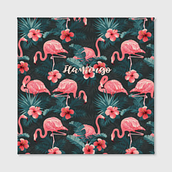 Холст квадратный Flamingo, цвет: 3D-принт — фото 2