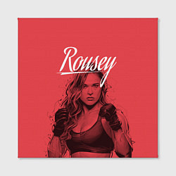 Холст квадратный Ronda Rousey, цвет: 3D-принт — фото 2