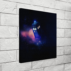 Холст квадратный TARDIS, цвет: 3D-принт — фото 2