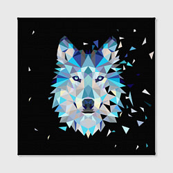 Холст квадратный Волк, цвет: 3D-принт — фото 2