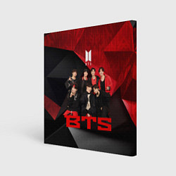 Холст квадратный BTS, цвет: 3D-принт
