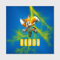 Холст квадратный Sonic - Майлз Тейлз, цвет: 3D-принт — фото 2
