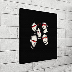 Холст квадратный My Chemical Romance, цвет: 3D-принт — фото 2